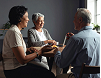 People having conversation